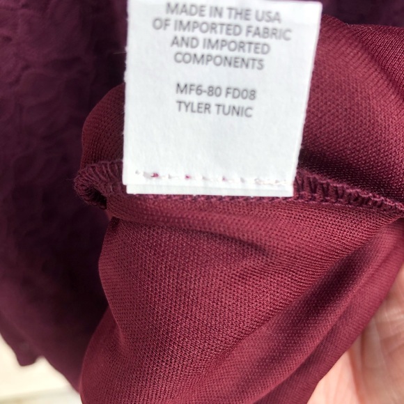 Show Me Your MuMu Tyler Tunic Dark Plum Size Small - Picture 7 of 8